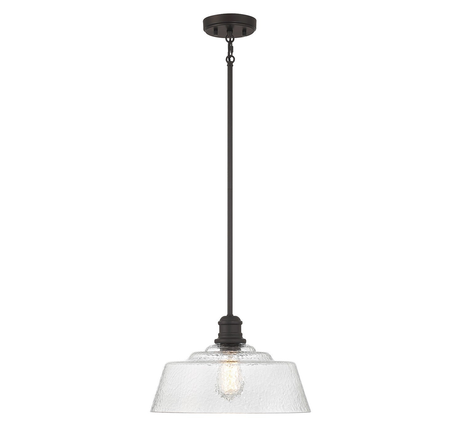 Lumière Meridian M7023ORB One Suspension en bronze huilé