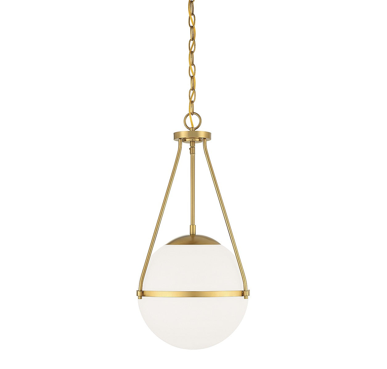 Lumière Meridian M7025NB One Suspension en laiton naturel