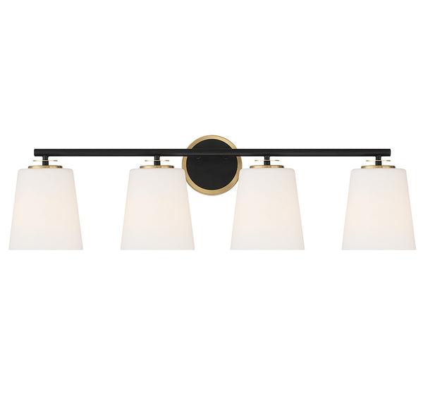 Meridian Four Light Bathroom Vanity