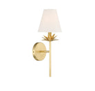 Lumière Meridian M90077TG Une seule Murale en or véritable