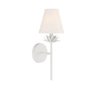 Lumière Meridian M90077WH Une lampe Murale en blanc