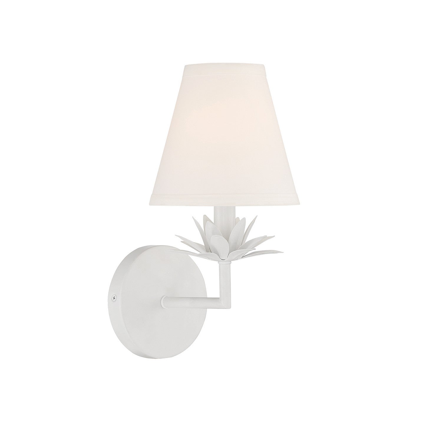 Meridian M90078WH One Light Wall Sconce in White