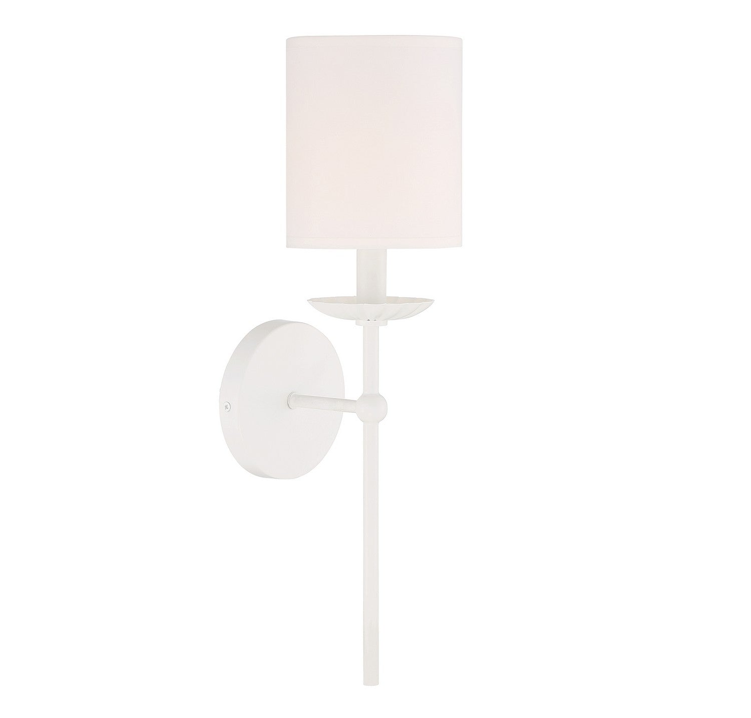 Lumière Meridian M90079WH Une lampe Murale en blanc
