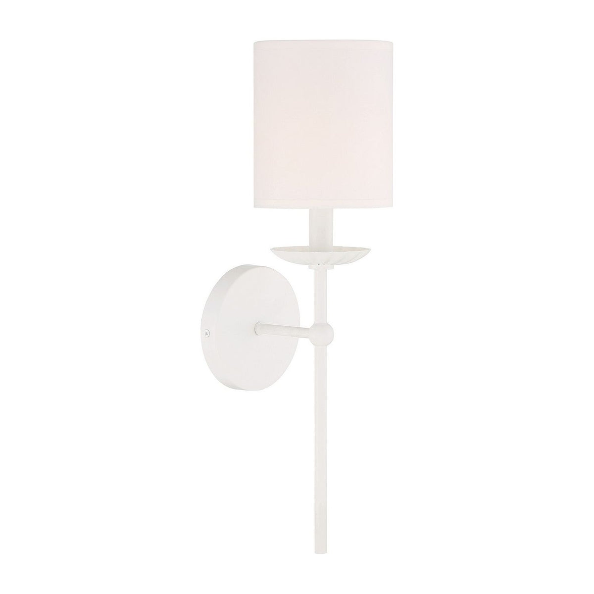 Meridian - M90079WH - One Light Wall Sconce - White