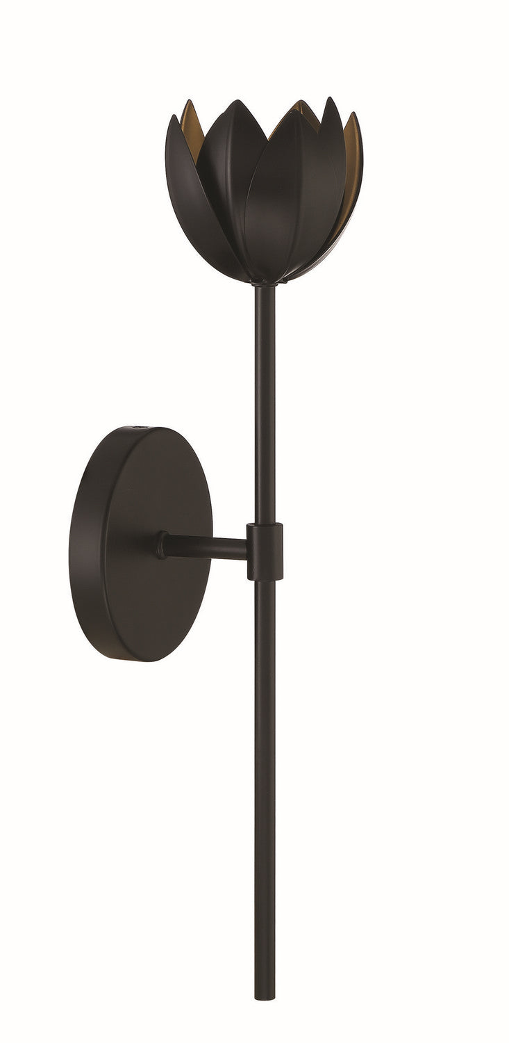 Lumière Meridian M90081MBK One Murale en noir mat