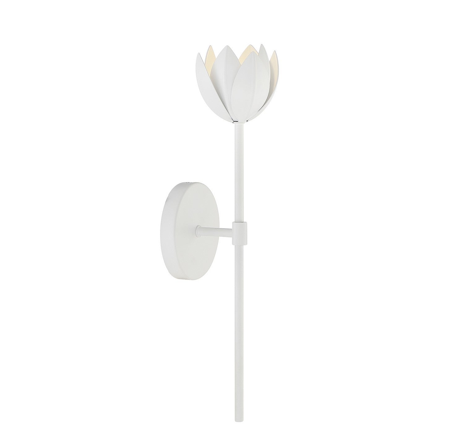 Lumière Meridian M90081WH Une lampe Murale en blanc