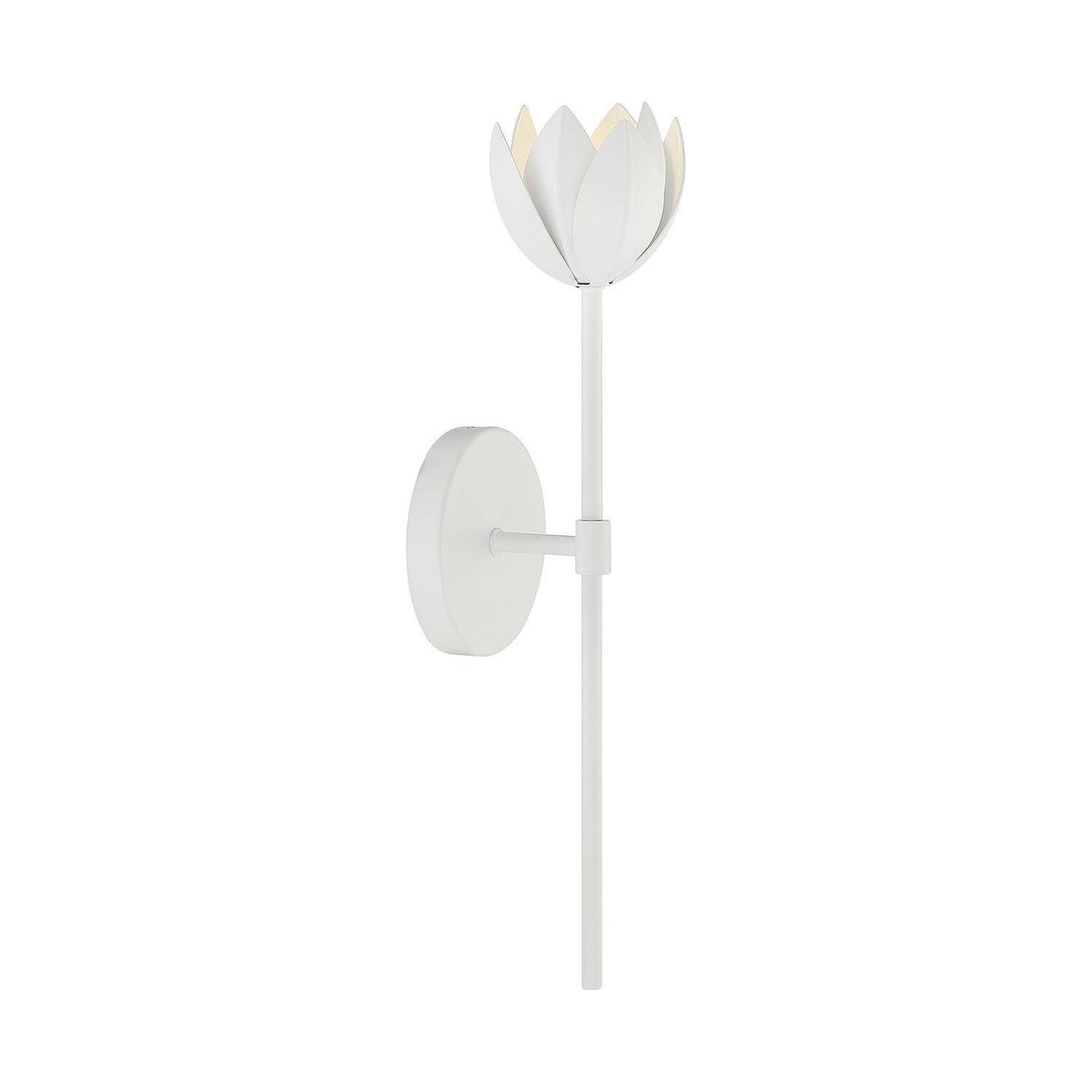 Meridian - M90081WH - One Light Wall Sconce - White
