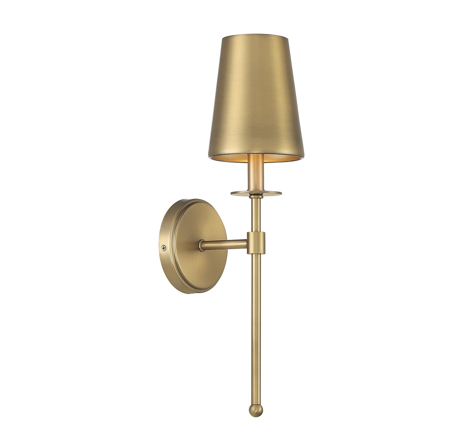 Lumière Meridian M90084NB Une lampe Murale en laiton naturel