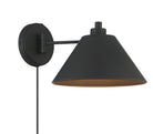 Lumière Meridian M90086MBK One Murale en noir mat
