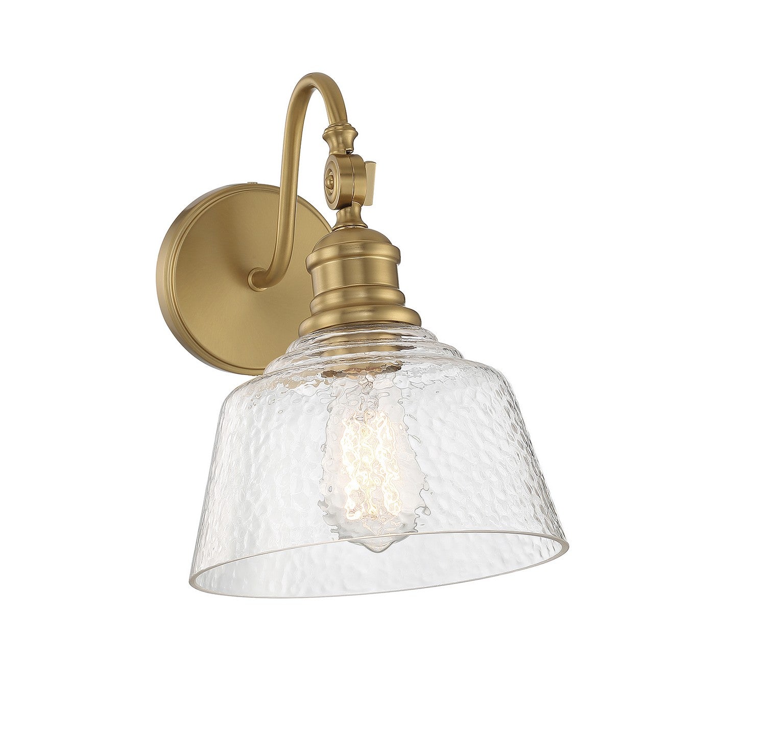 Lumière Meridian M90092NB Une lampe Murale en laiton naturel