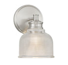 Lumière Meridian M90093BN Une seule lampe Murale en nickel brossé