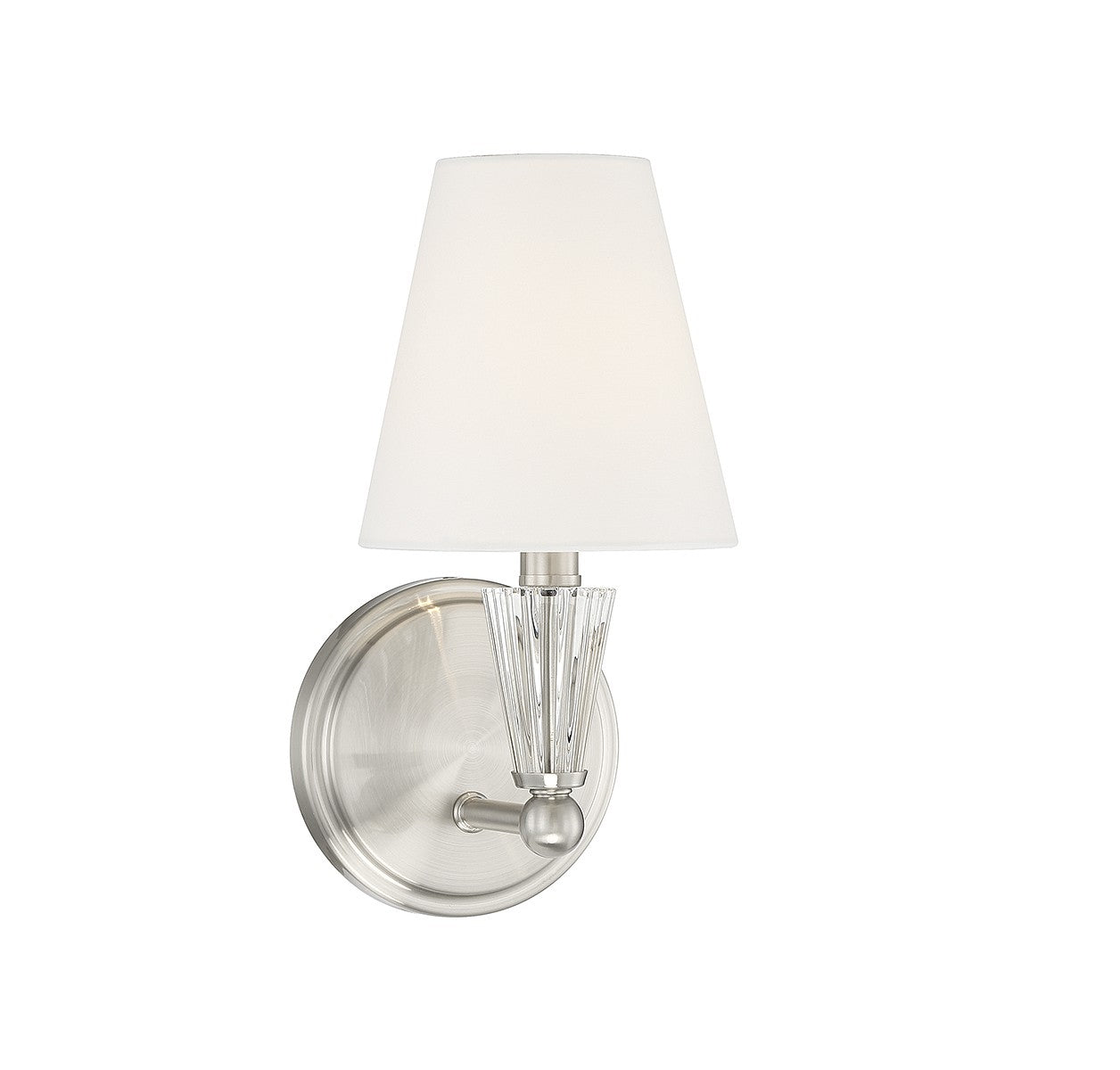Meridian M90102BN One Light Wall Sconce in Brushed Nickel