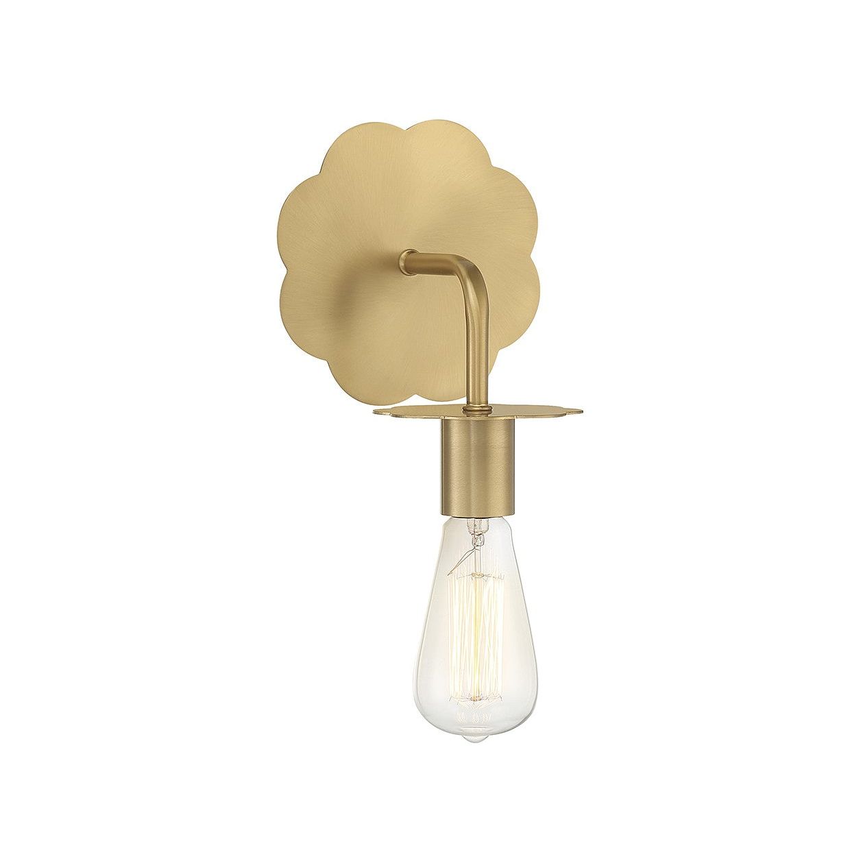 Meridian - M90104NB - One Light Wall Sconce - Natural Brass