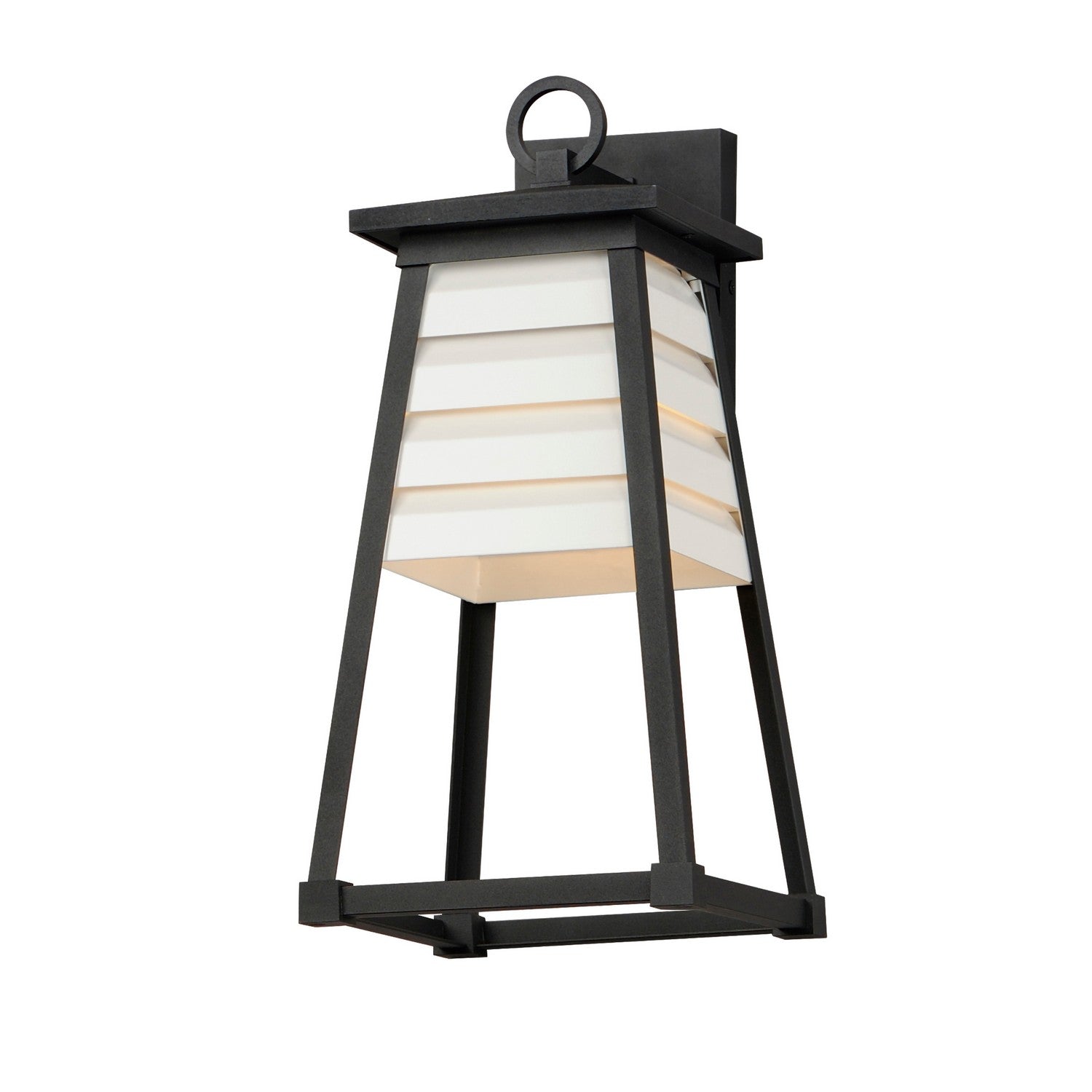 Volets extérieurs Maxim Lighting 40634WTBK Murale en blanc/noir