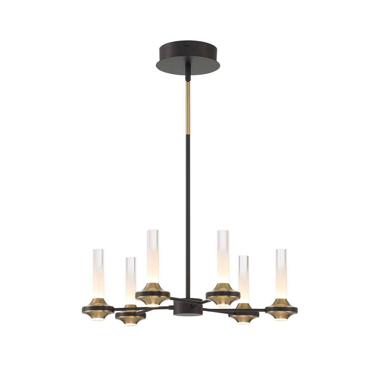 Eurofase Canada - 45712-012 - LED Chandelier - Torcia - Black and Brass