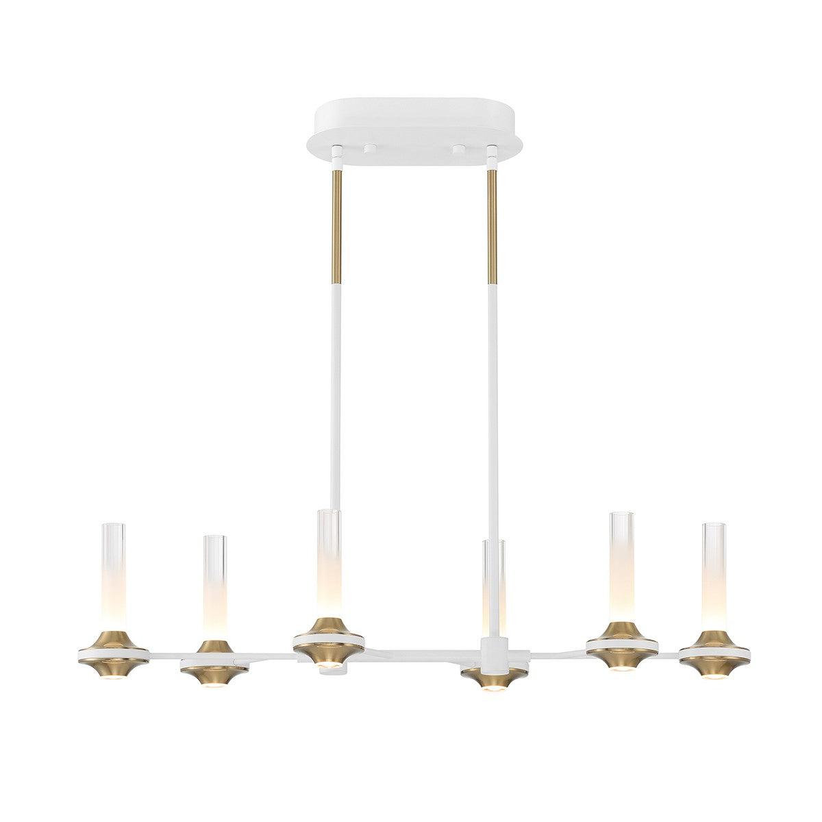 Eurofase Canada - 45713-026 - LED Chandelier - Torcia - White and Brass