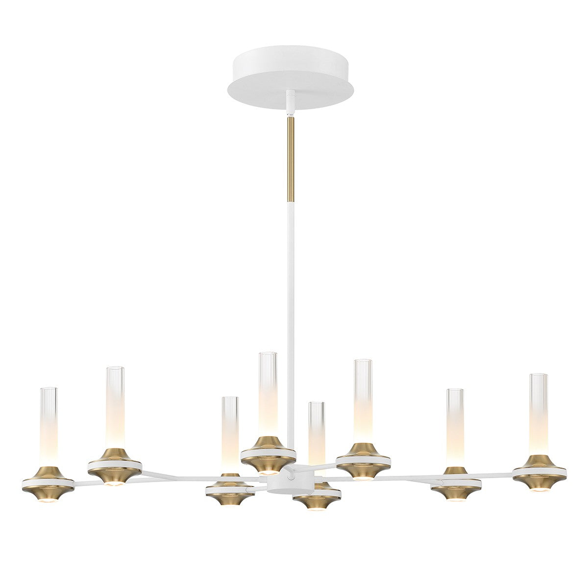 Eurofase Canada - 45714-023 - LED Chandelier - Torcia - White and Brass