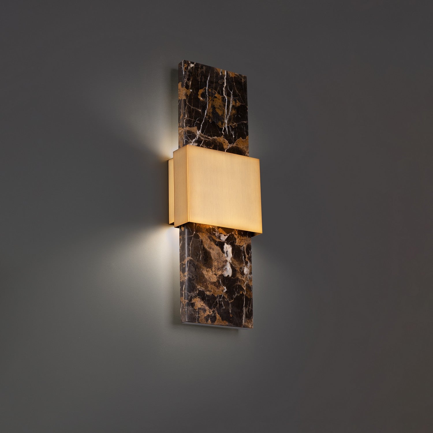Modern Forms Canada - WS-50324-BK/AB - LED Wall Sconce - Mercer - Black & Aged Brass
