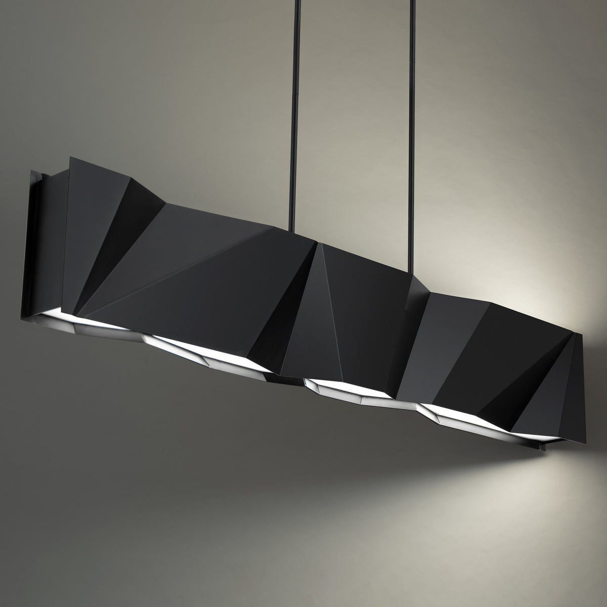 Modern Forms Canada - PD-68356-BK - LED Linear Pendant - Intrasection - Black