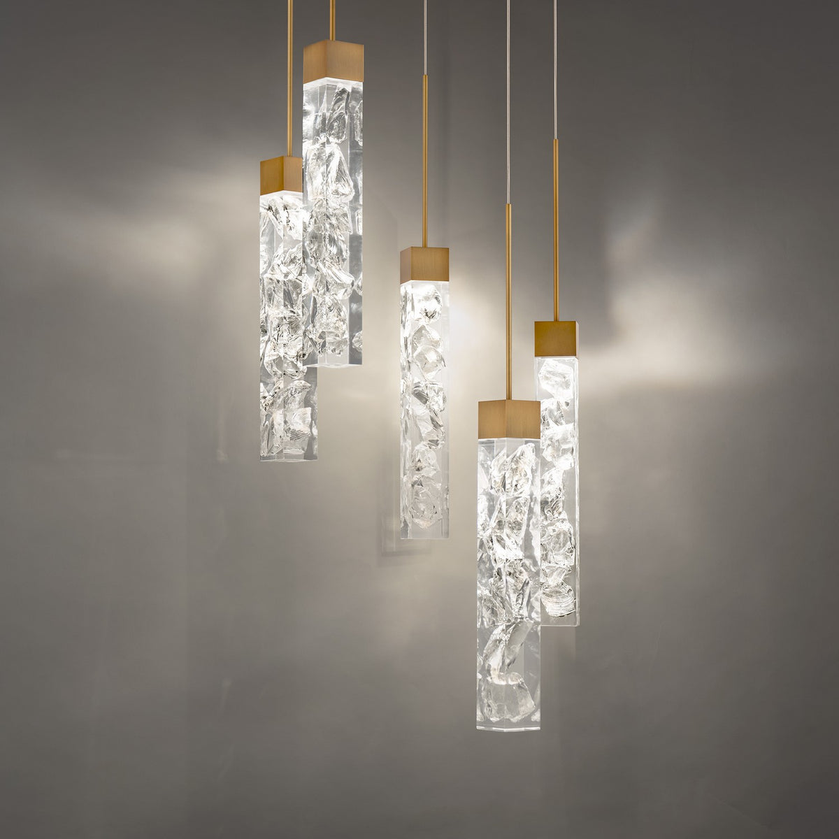 Modern Forms Canada - PD-78005R-AB - LED Pendant - Minx - Aged Brass
