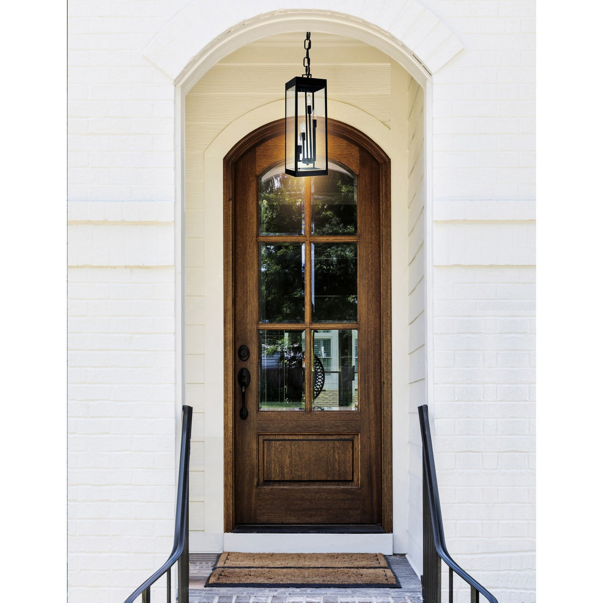 CWI Lighting Canada - 1695P8-4-101 - Four Light Outdoor Hanging Lantern - Windsor - Black