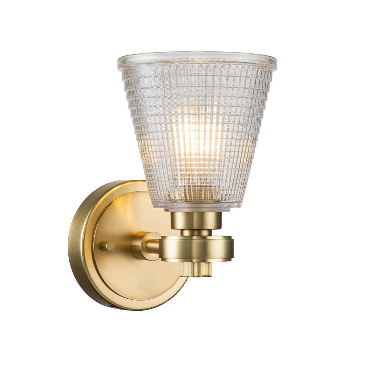 Lucas + McKearn - BB-Gunnis1-BB - One Light Bath - Gunnislake - Brushed Brass