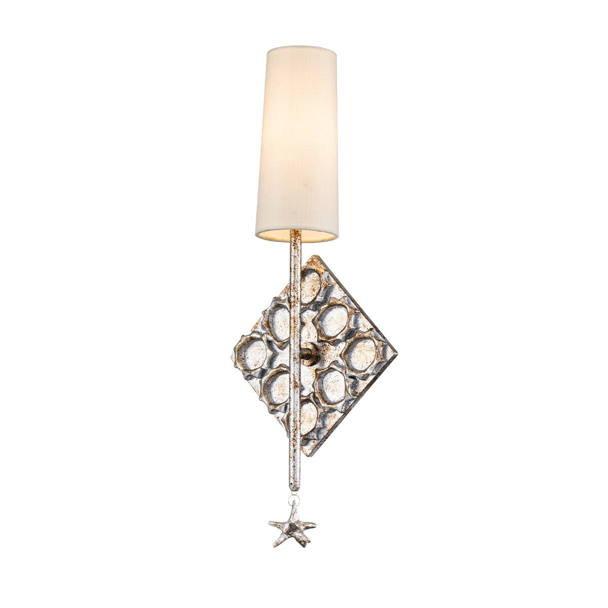 Lucas + McKearn - SC10500S-1 - One Light Wall Sconce - Star - Silver Leaf