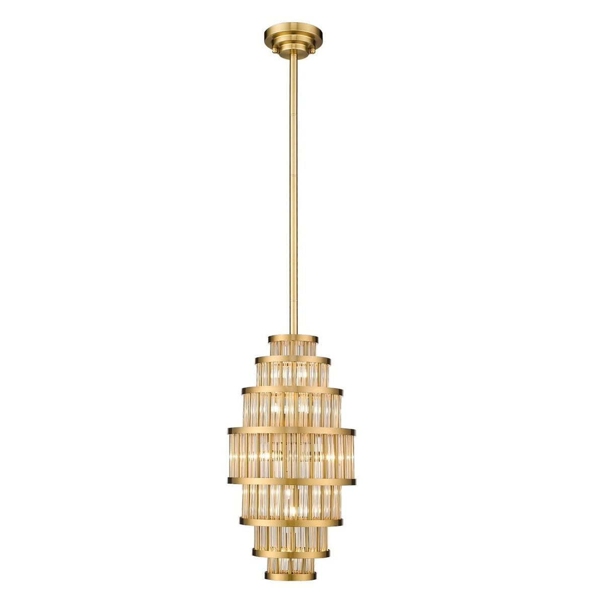 Avenue Lighting - HF1924-AB - LED Pendant - Waldorf - Aged Brass