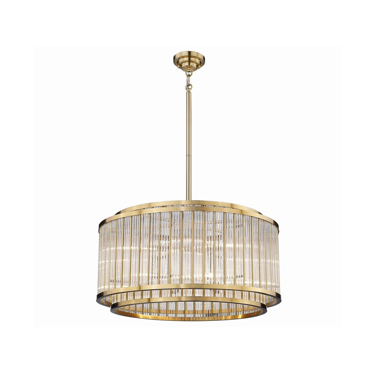 Éclairage d'avenue - HF1928-AB - 12 lampes Suspendu - Waldorf - Laiton vieilli