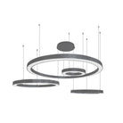 Éclairage d'avenue - HF4444-BK - LED Suspendu - Aria - Chrome noir poli