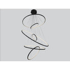 Éclairage d'avenue - HF4446-BK - LED Suspendu - Aria - Chrome noir poli