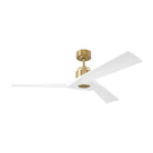 Visual Comfort Fan Canada - 3ALMSM52BBS - 52``Ceiling Fan - Alma 52 Smart - Burnished Brass