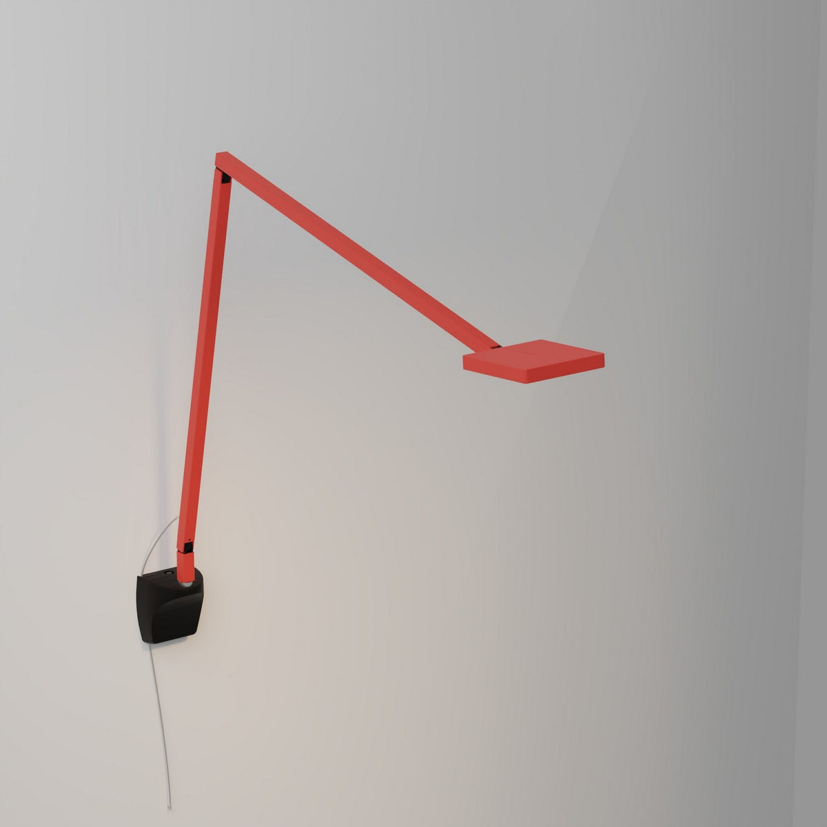 Koncept - FCD-2-MFR-WAL - LED Desk Lamp - Focaccia - Matte Fire Red