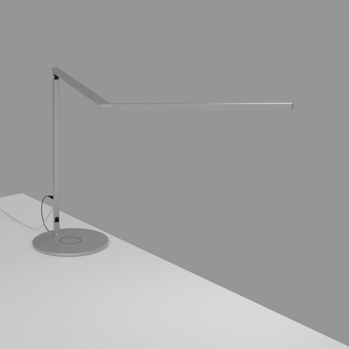 Koncept - ZBD3000-SIL-PRO-QCB - LED Desk Lamp - Z-Bar - Silver