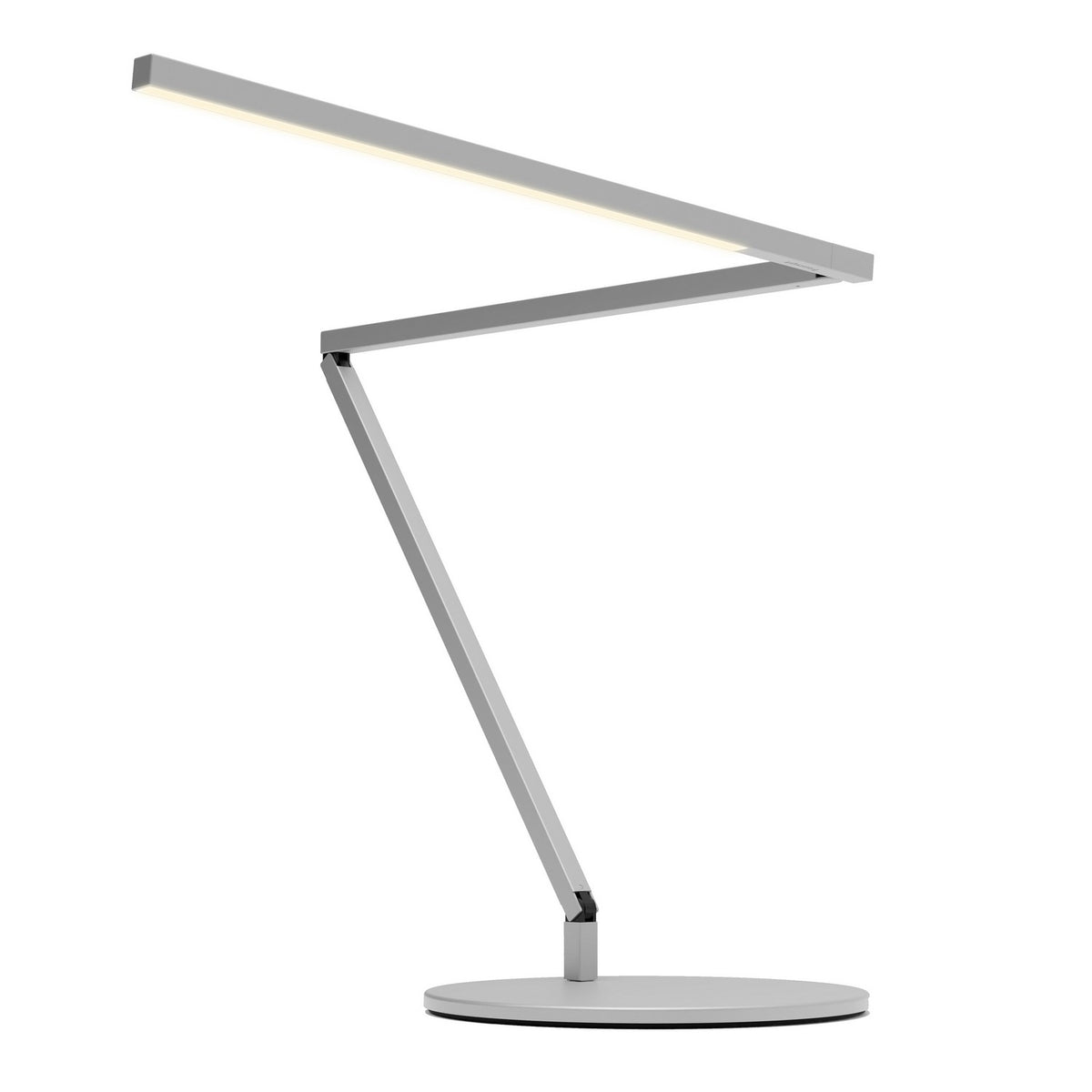 Koncept - ZBD3000-W-SIL-STD-DSK - LED Desk Lamp - Z-Bar - Silver