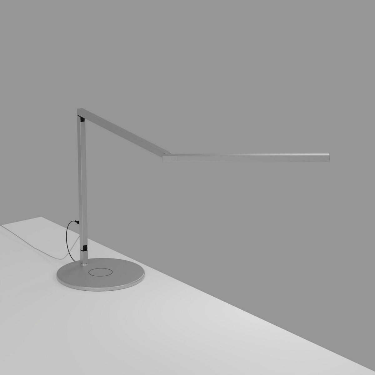 Koncept - ZBD3100-SIL-PRO-QCB - LED Desk Lamp - Z-Bar - Silver