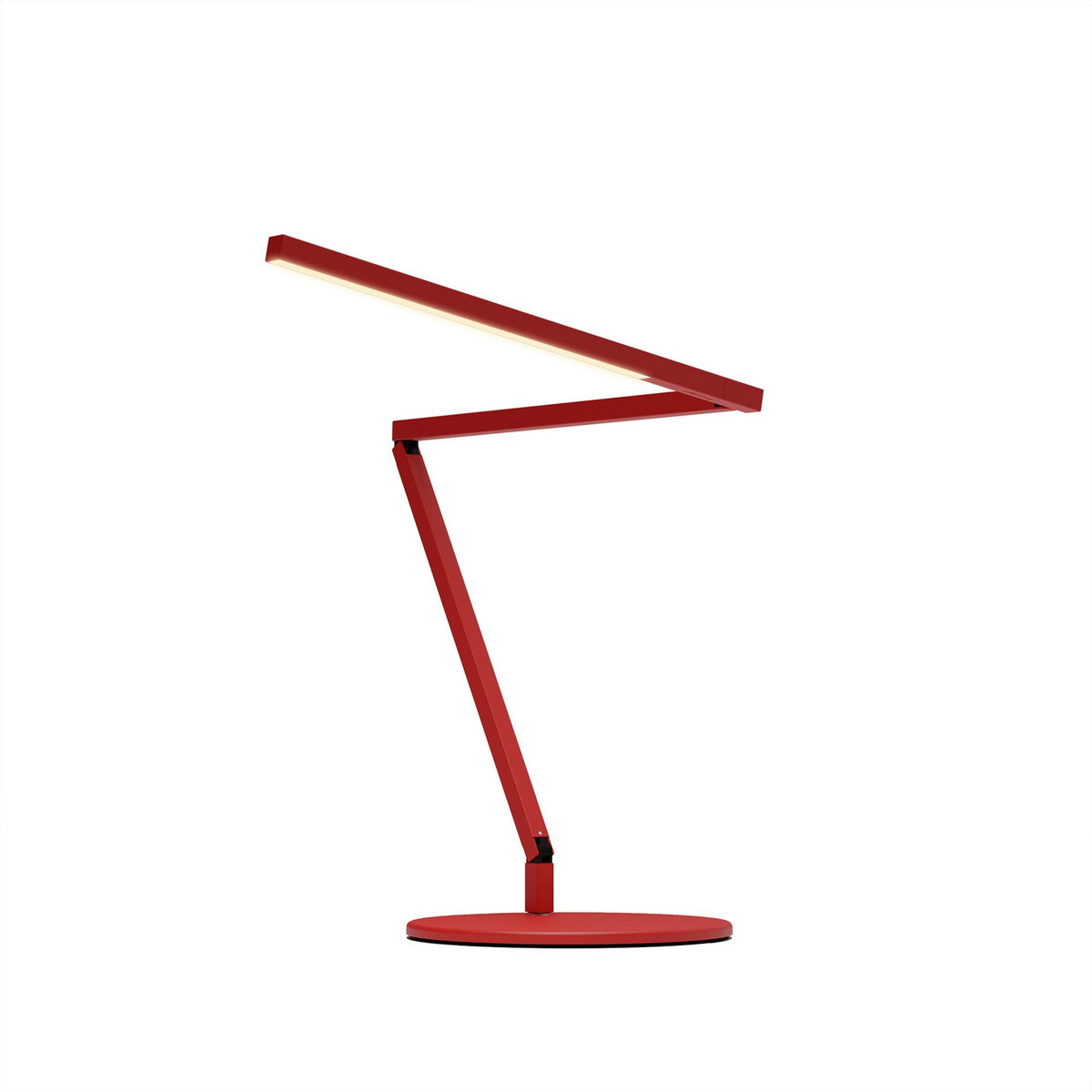 Koncept - ZBD3100-W-MRD-DSK - LED Desk Lamp - Z-Bar - Matte Red