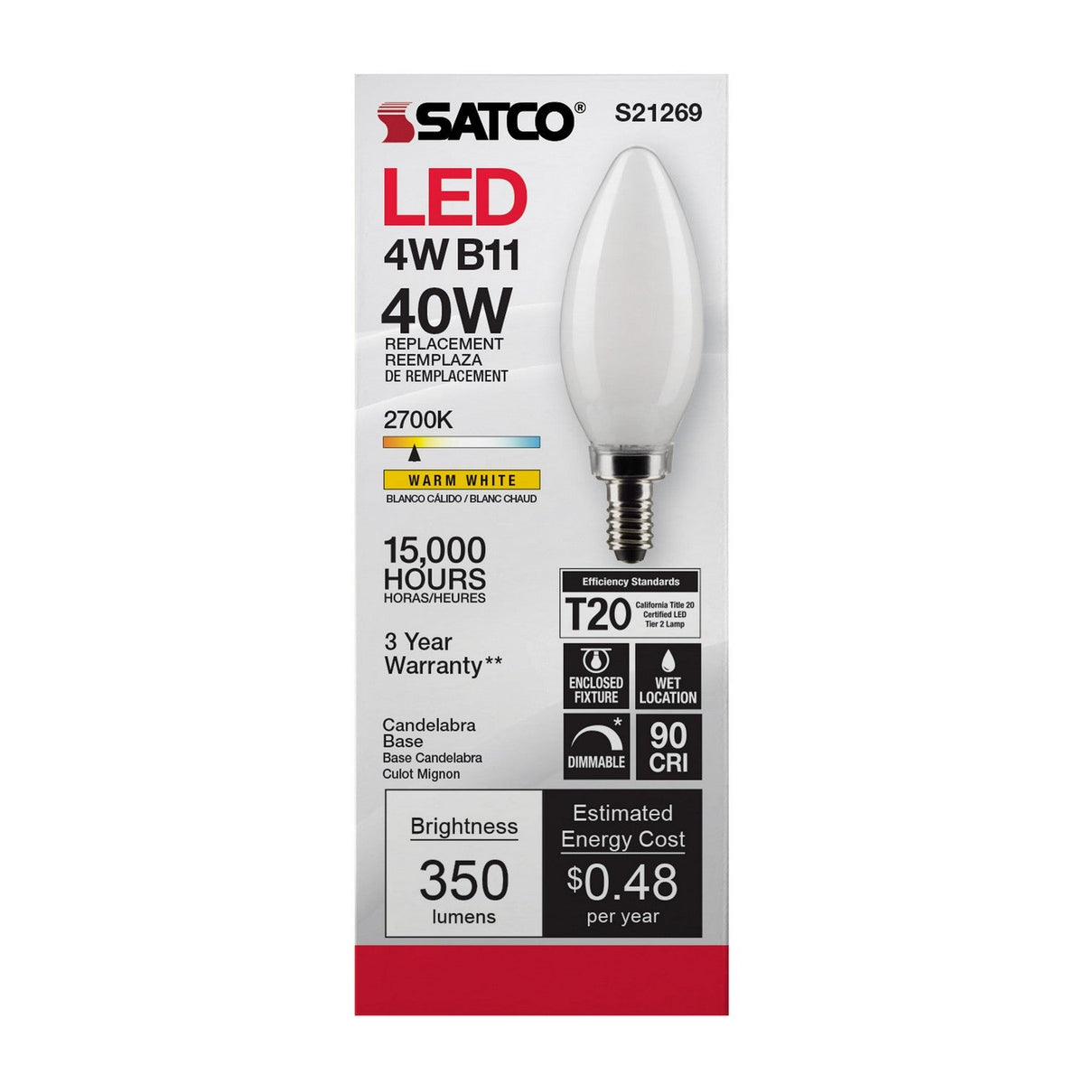 Satco Products S21269 S21269