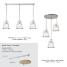 Hubbardton Forge 131065 Caliper Pendant