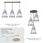 Hubbardton Forge 131066 Caliper Large Pendant