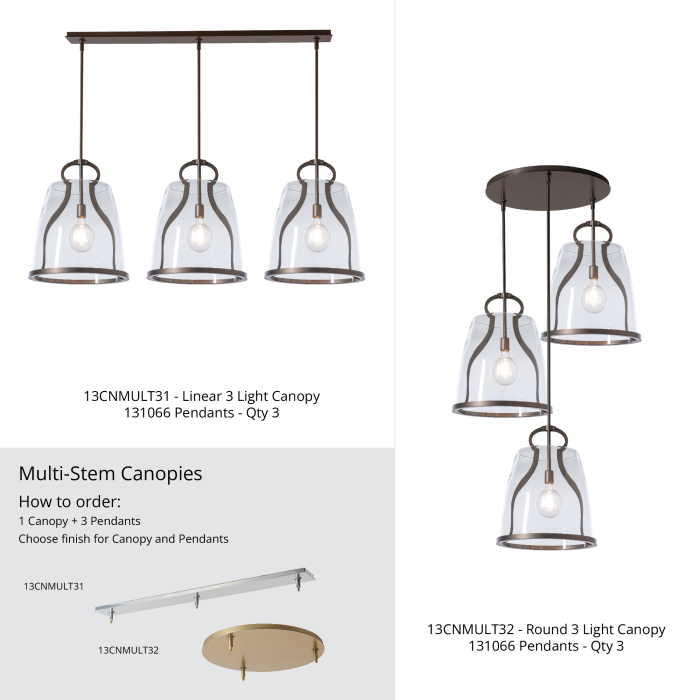 Grand étrier Hubbardton Forge 131066 Suspension