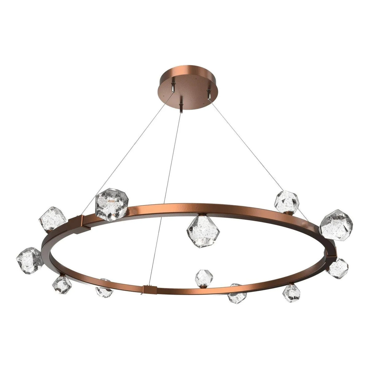 Hammerton Studio - CHB0070-40-BB-CZ-CA1-L3 - LED Chandelier - Stella - Burnished Bronze