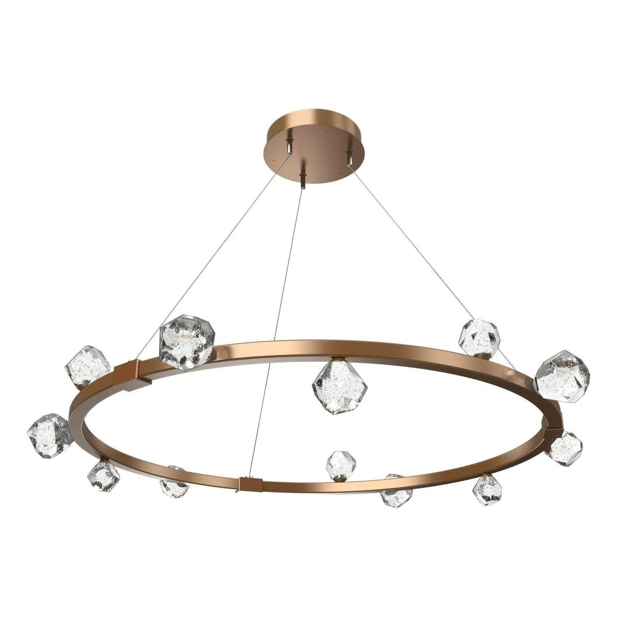 Hammerton Studio - CHB0070-40-NB-CZ-CA1-L3 - LED Chandelier - Stella - Novel Brass