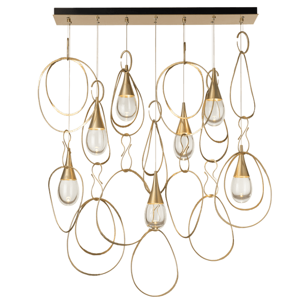 Lyric 7-Light Linear Pendant by Hubbardton Forge | Showroom Model