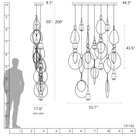 Hubbardton Forge 131162 Lyric 7-Light Linear Suspension