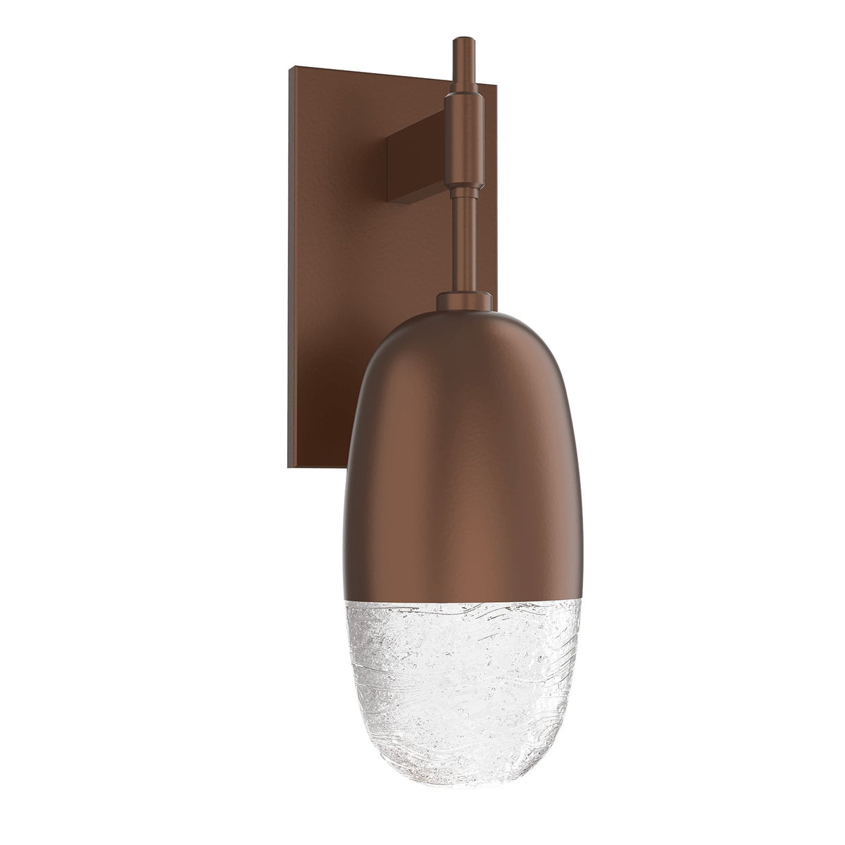 Hammerton Studio - IDB0079-01-BB-PC-L1 - LED Wall Sconce - Pebble - Burnished Bronze