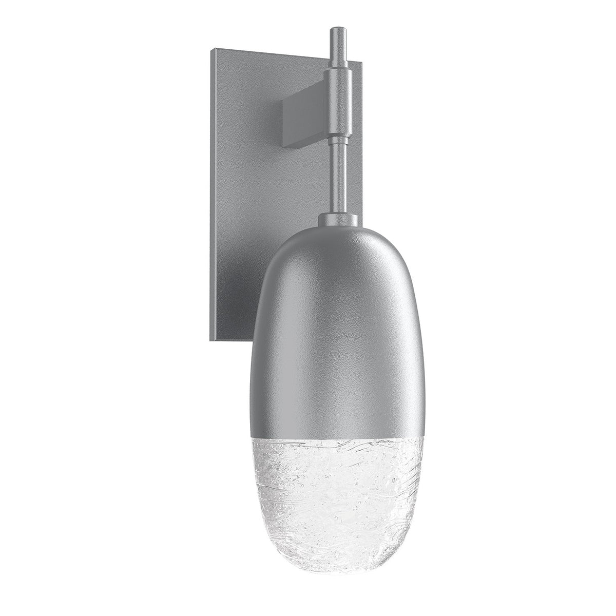 Hammerton Studio - IDB0079-01-CS-PC-L1 - LED Wall Sconce - Pebble - Classic Silver