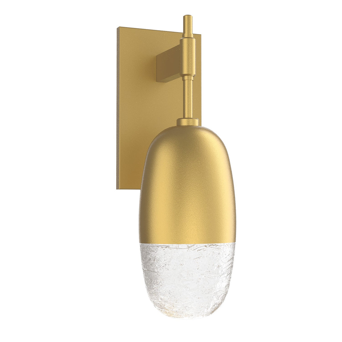 Hammerton Studio - IDB0079-01-GB-PC-L1 - LED Wall Sconce - Pebble - Gilded Brass