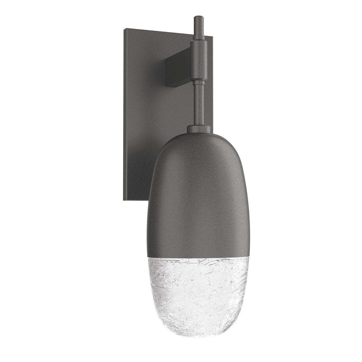 Hammerton Studio - IDB0079-01-GP-PC-L1 - LED Wall Sconce - Pebble - Graphite