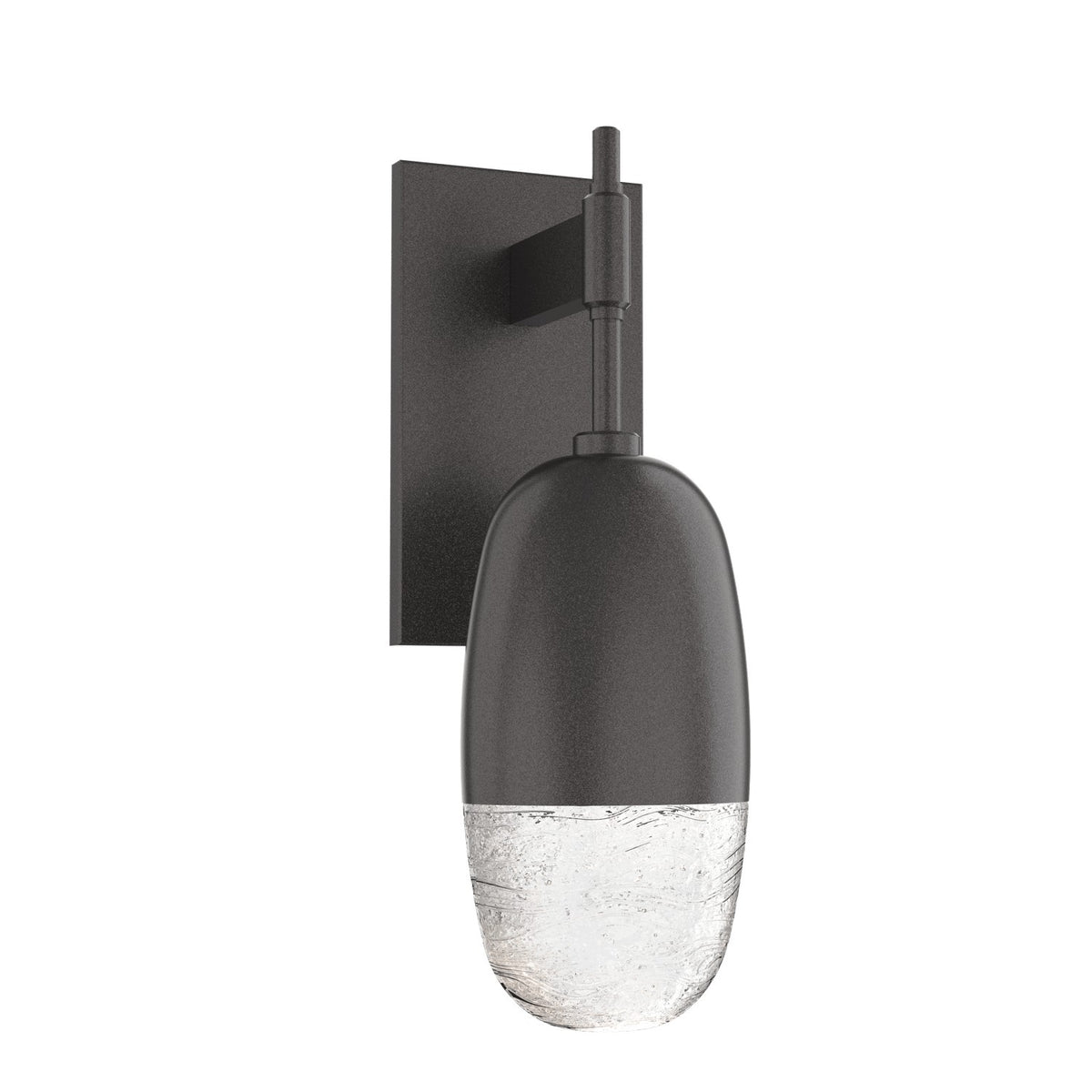 Hammerton Studio - IDB0079-01-GP-PC-L3 - LED Wall Sconce - Pebble - Graphite